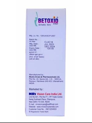 BETOXID SYRUP